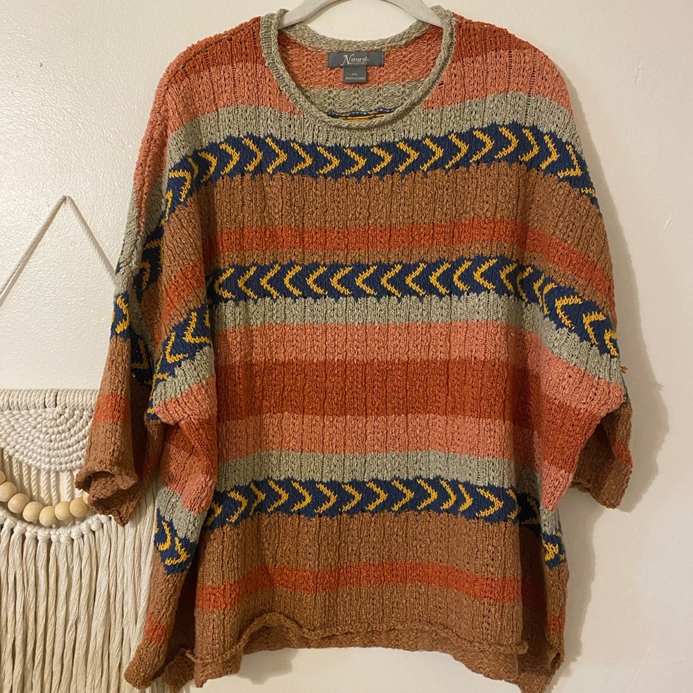 Natural reflections knit sweater